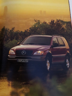 Myyntiesite - Mercedes-Benz The M-Class - 1998