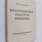 Niilo Lounamaa : Kvalitatiivisen analyysin ohjekirja - pikkukuva 1