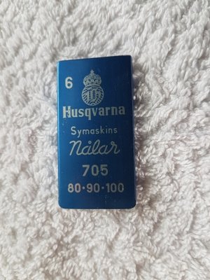 Vintage Husqvarna neulapakkaus