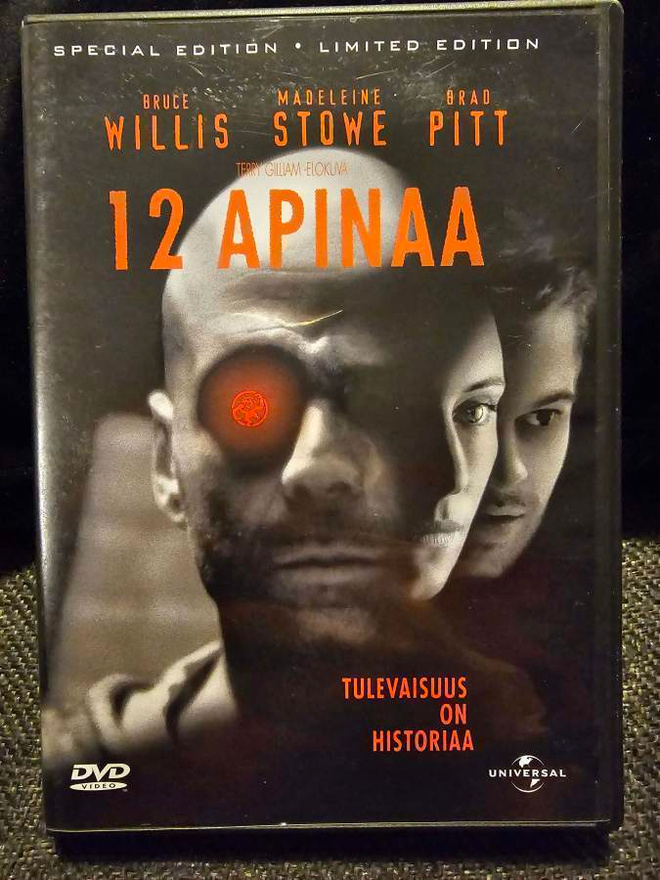 12 apinaa - 12 Monkeys (DVD) Bruce Willis, Terry Gilliam
