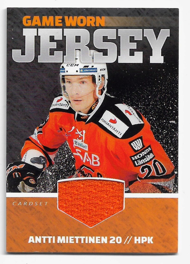 2015-16 Cardset Jersey Antti Miettinen