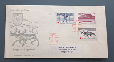 1960 FDC Punainen Risti