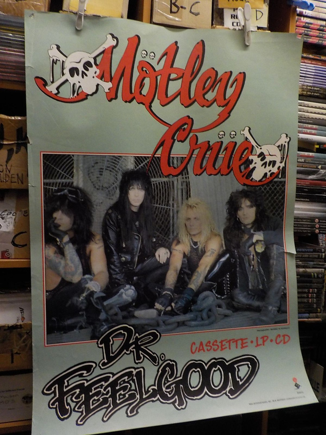MÖTLEY CRÜE DR. FEELGOOD PROMOJULISTE
