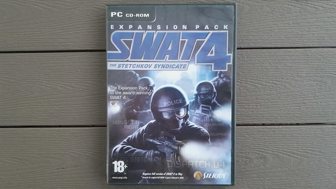 PC CD: SWAT 4: The Stetchkov Syndicate Expansion Pack peli