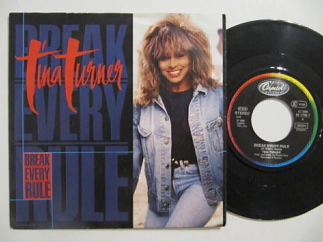 Tina Turner Break Every Rule 7" sinkku