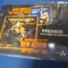 DORO - RAISE YOUR FIST PROMOKORTTI NIMMARILLA - pikkukuva 2