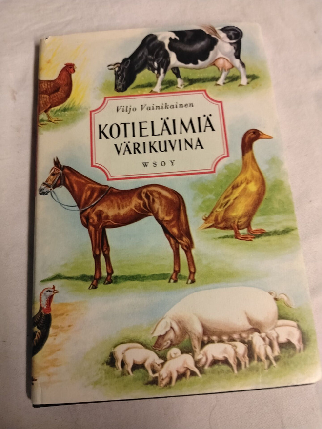 viljo vainikainen kotieläimiä värikuvina