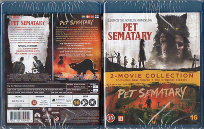 Pet Sematary / Uinu Uinu Lemmikkini (12 486) UUSI -FI- BLU-R