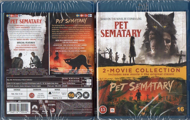 Pet Sematary / Uinu Uinu Lemmikkini	(12 486)	UUSI	-FI-	BLU-R