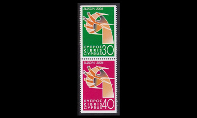 Kypros 1074-5DD ** Europa integraatio vihkopari (2006)