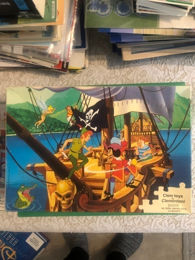 Palapeli: Peter Pan. Walt Disney. 1983.