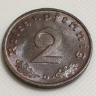 Saksa 2 Pfennig 1937D - pikkukuva 3