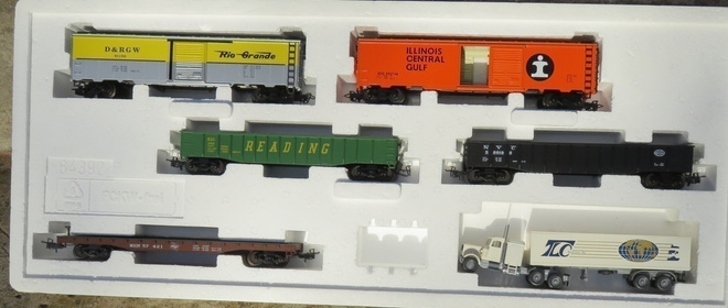 Märklin USA Set 1 - 5 tavaravaunun setti