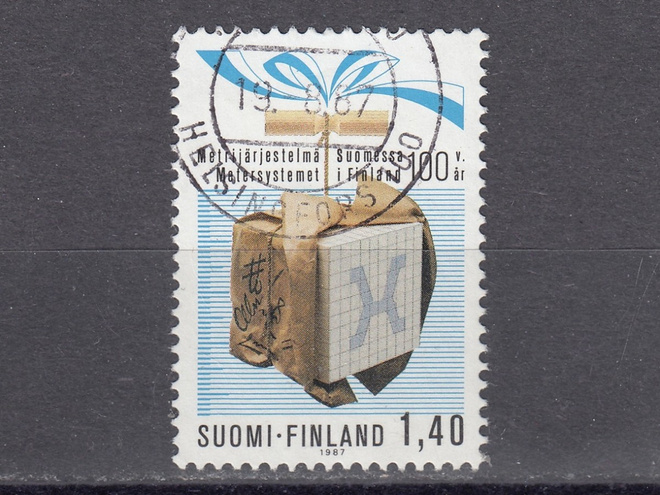 1987 Lape 1007 Metrijärjestelmä Suomessa 100 v.