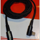 PD 100W USB C -data/latauskaapeli kulmaliittimellä / 2m - pikkukuva 1