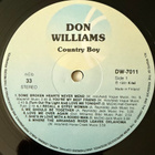[LP] DON WILLIAMS: COUNTRY BOY - pikkukuva 3