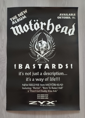 Motörhead - Bastards promojuliste 1993