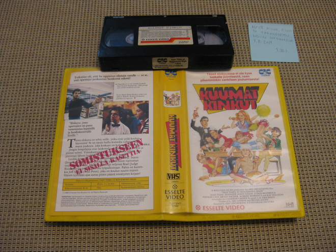 Kuumat Kinkut-VHS (FIx, Esselte Video, Teiniseksikomedia)