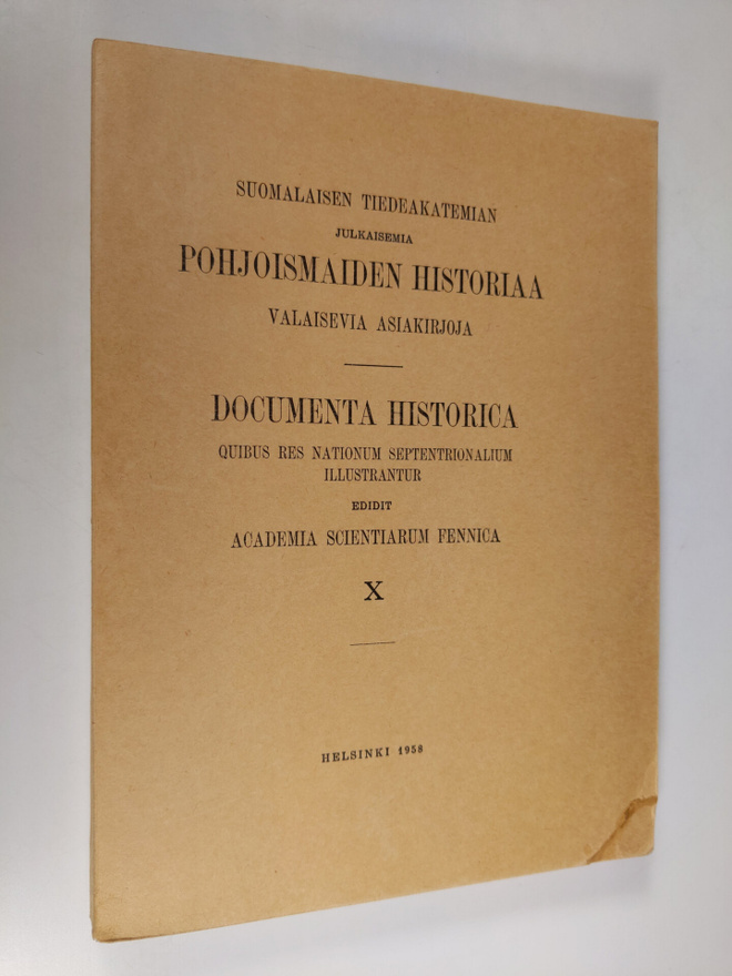 Reino Hakamies : Documenta historica 10 : Glossarium lati...