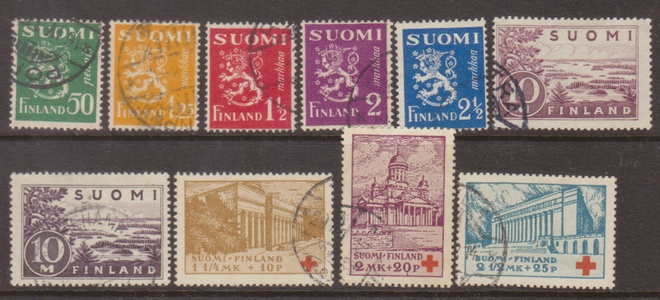 v.1932 Merkit leimattuna