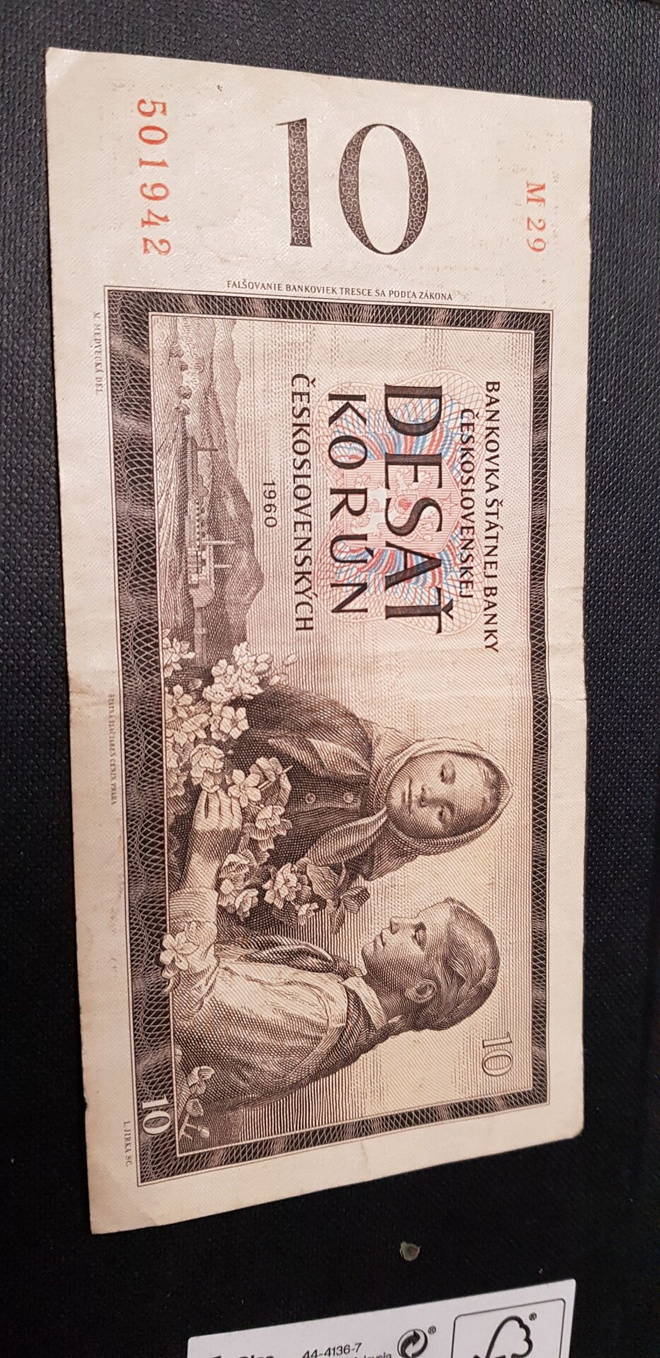 10 korun ceskoslovenskych  1960    kl 4-5