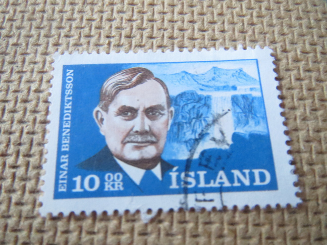 Islanti 1965: Einar Benediktsson - kuolemasta 25 v.