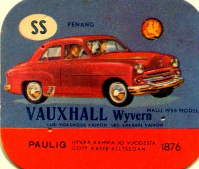 PAULIG KAHVILAPUT, WAUXHALL Wyvern