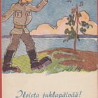 Sotilas ja Iloista juhlapäivää ! toivotus - pikkukuva 1