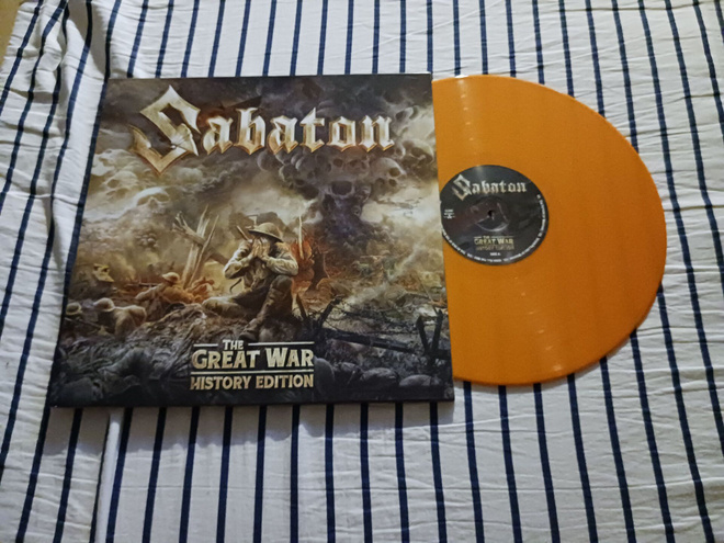 Sabaton – The Great War (History Edition) lp 2019 orange nm