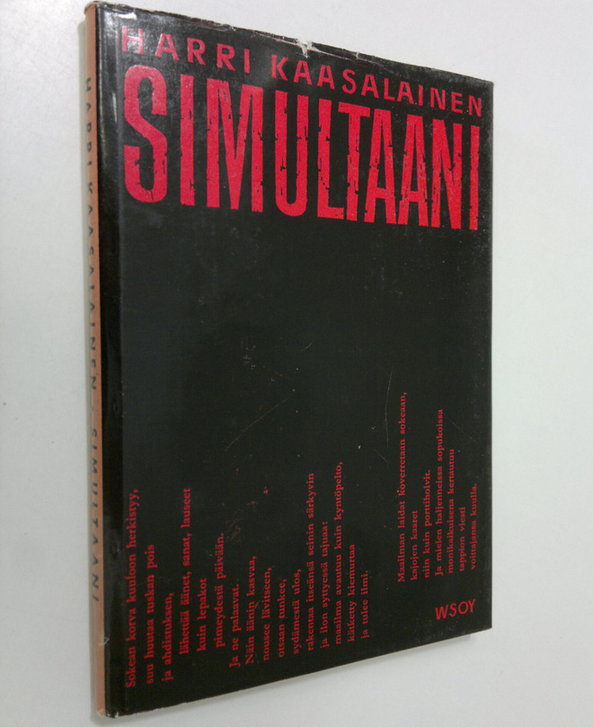Harri Kaasalainen : Simultaani : runoja