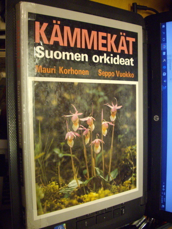 Korhonen : Kämmekät - Suomen orkideat (1987) Sis.pk:t