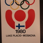 Vanha postikortti Lake Placid, Moskova olympia 1980 - pikkukuva 2