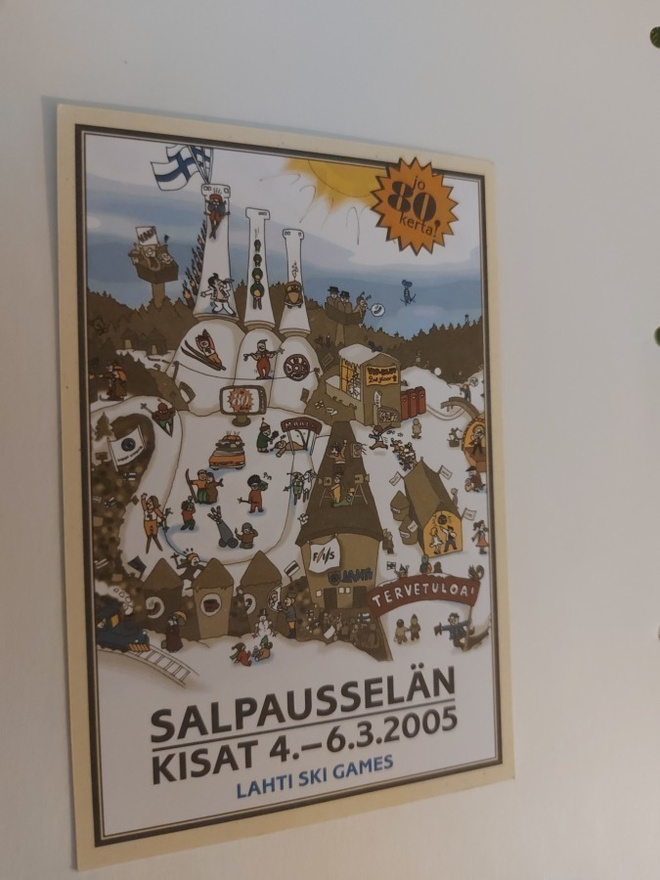 Salpausselän kisat Lahti Postikortti
