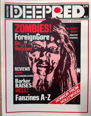 Deep Red 2/1988 - Zombies, Dr. Butcher jne