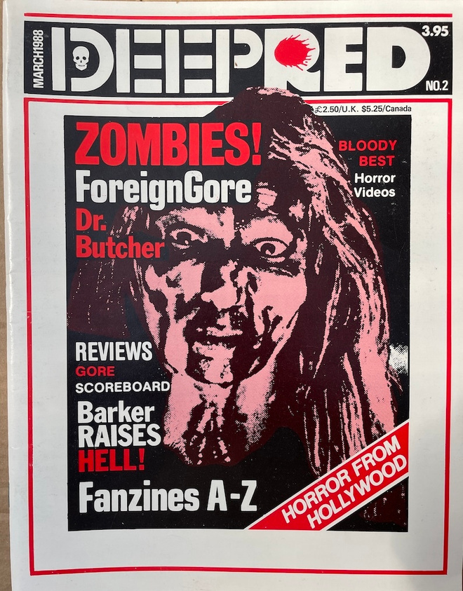 Deep Red 2/1988 - Zombies, Dr. Butcher jne