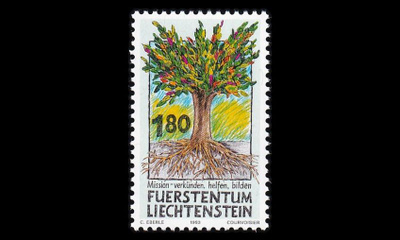 Liechtenstein 1064 ** Lähetys- ja kehitysyhteistyö (1993)