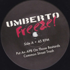 7” SINGLE Umberto – Freeze! - pikkukuva 3