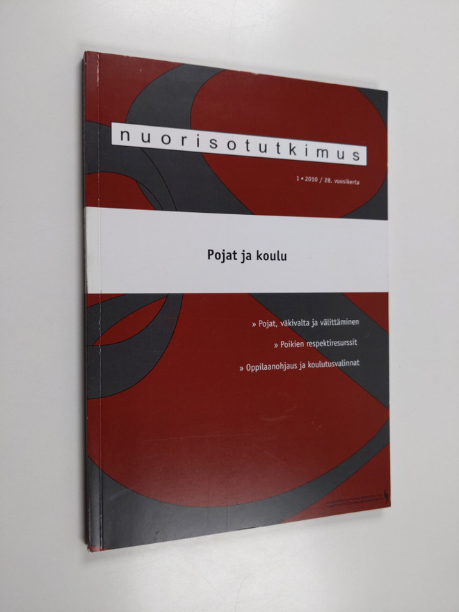Nuorisotutkimus 1/2010 : pojat ja koulu