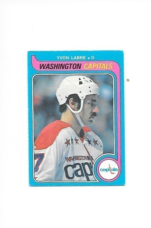 1979-80 OPC #343 Yvon Labre Washington Capitals