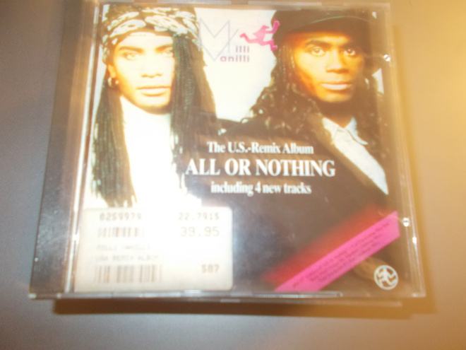 CD MILLI VANILLI ** ALL OR NOTHING **