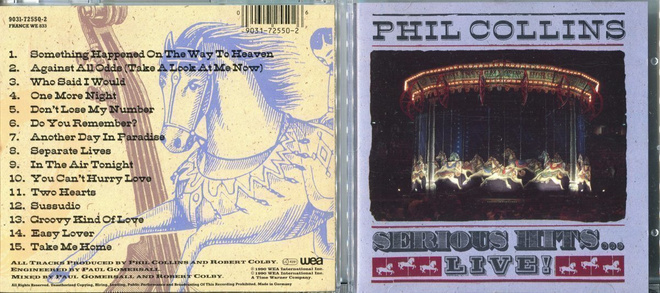PHIL COLLINS . CD-LEVY . SERIOUS HITS... LIVE !