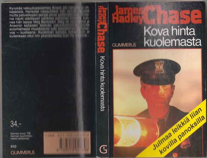 JAMES HADLEY  -  KOVA HINTA KUOLEMASTA