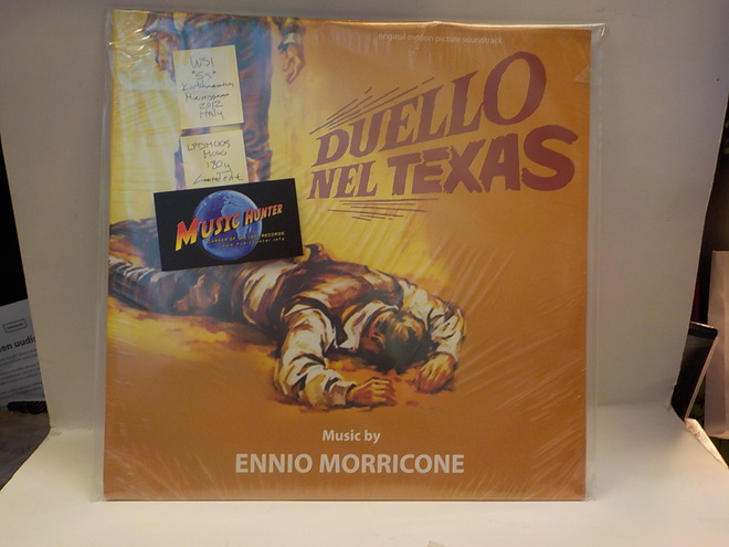ENNIO MORRICONE - DUELLO NEL TEXAS OST UUSI ITALY 2012 LP