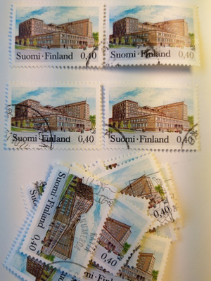 Tampereen Postitalo postimerkki 0,40 markka