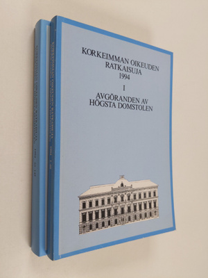 Korkeimman oikeuden ratkaisuja 1994 1-2
