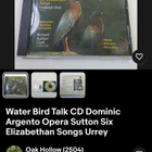 Dominic Argento - A-Water Bird Talk cd - pikkukuva 4