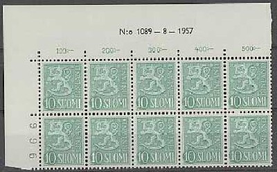 1954 10 (mk) nro-10lö 1089 ++