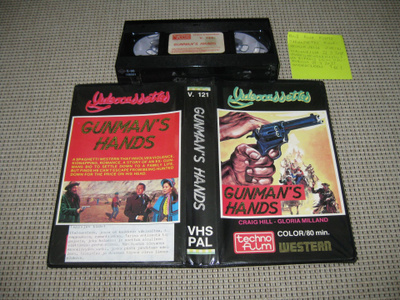 Gunman's Hands-VHS (FIx, Techno Film, Craig Hill, 1965)