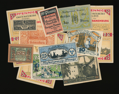Saksa Notgeld 12 kpl, erä 15