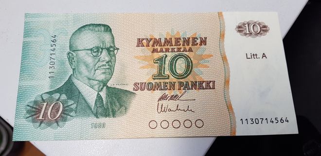 10 mk 1980  litt  A ollila- vanhala   kl 8